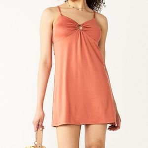SO Spaghetti Straps Mini Dress